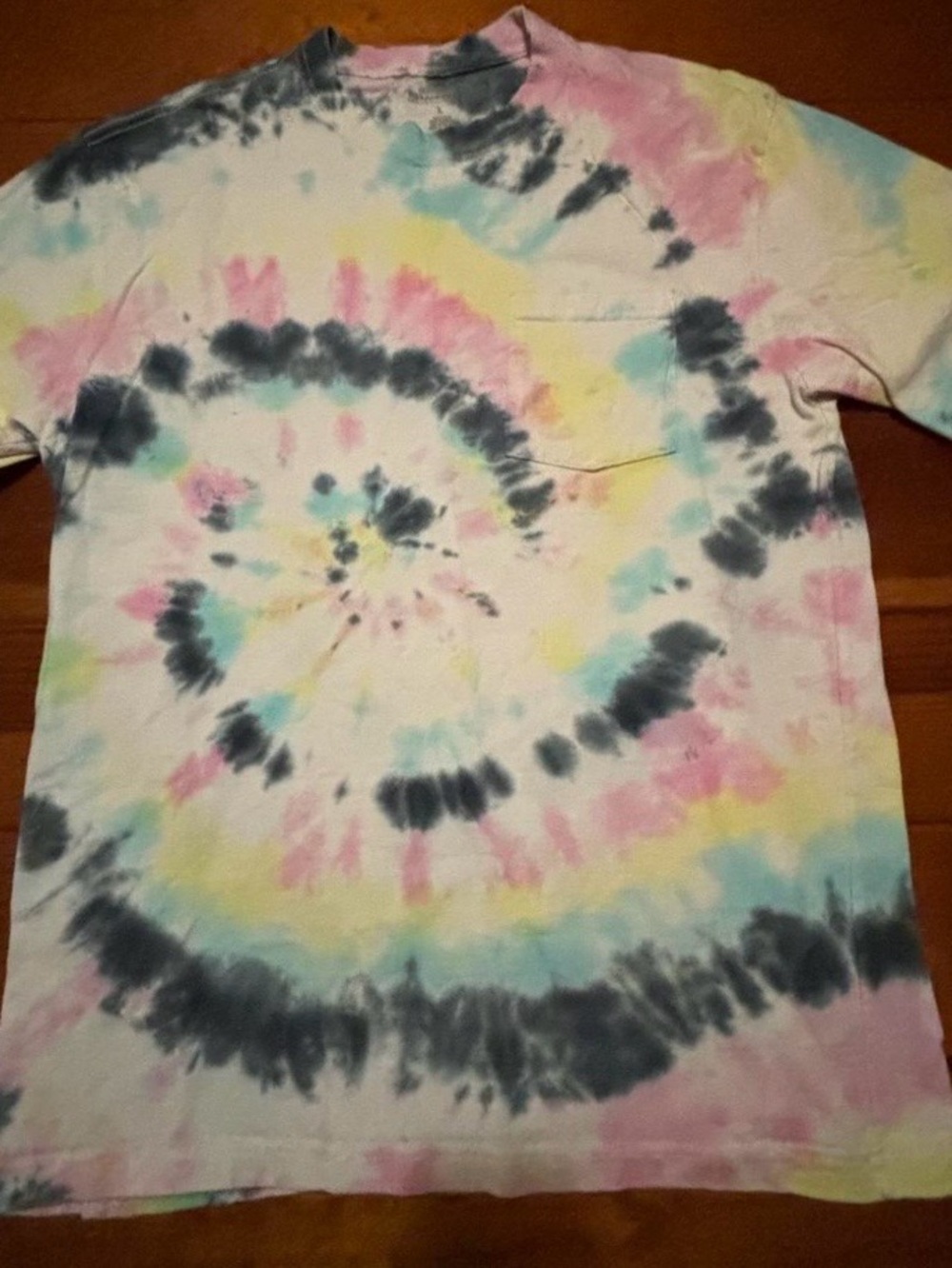 Dickies Pastel Tie Dye Spiral Graphic Tee Menโs Large Streetwear